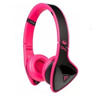 Monster DNA Pink & Black Headphones